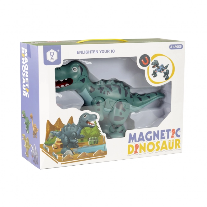 Figurina dinozaur magnetic dezasamblabil