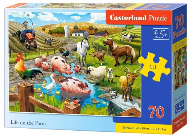 Puzzle Viața la fermă 70 elemente