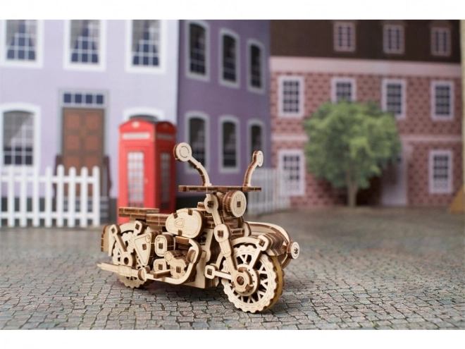 Puzzle mecanic din lemn 3D Ugears - camion militar