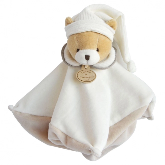 Doudou set cadou gri ursuleț de pluș 25 cm