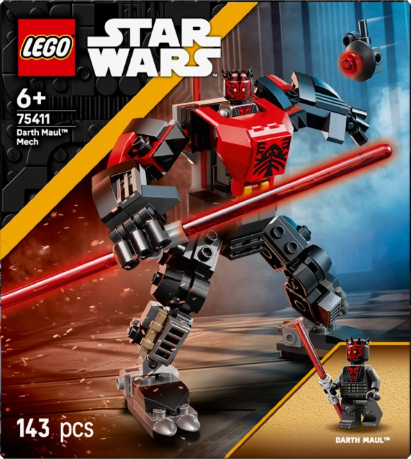 LEGO Star Wars Darth Maul și costumul său robotic