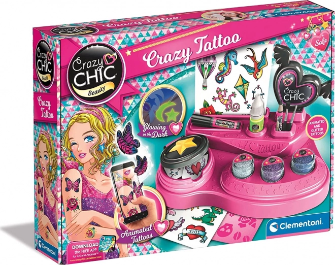 Set de tatuaje Crazy Chic