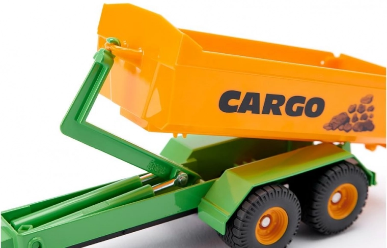 Mecanism cu cârlig și benă basculantă pentru încărcare realistă