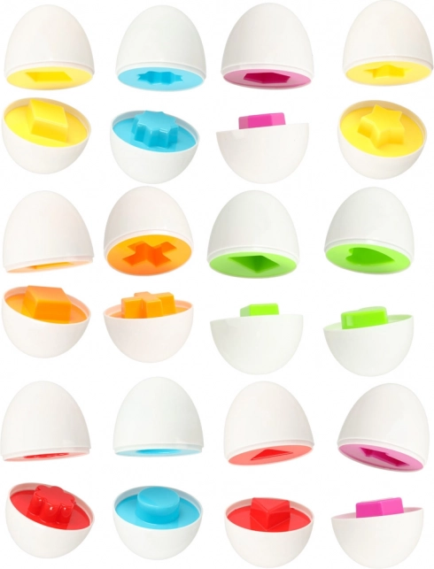 Puzzle educativ Pui cu sorter pentru forme de ouă