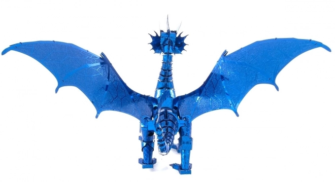 Puzzle 3D Metal Earth Dragon Albastru