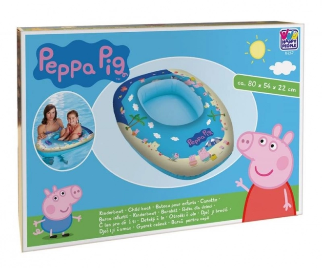 Barcă gonflabilă Peppa Pig pentru copii