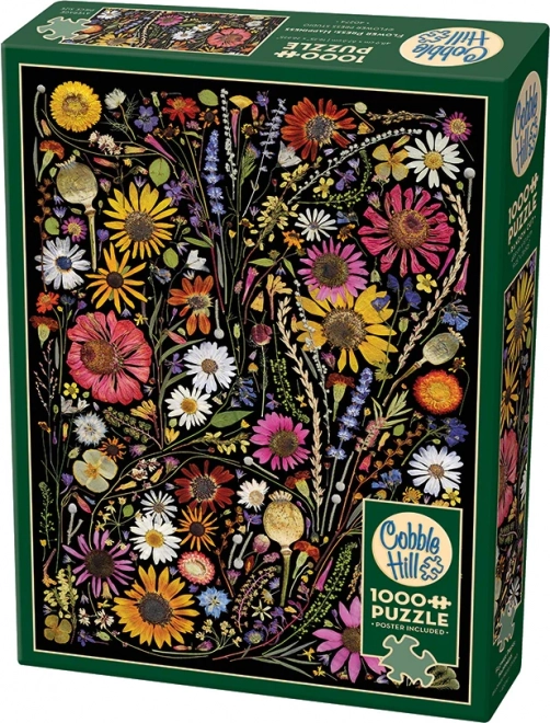 Puzzle Cobble Hill Flori Presate: Fericire 1000 Piese