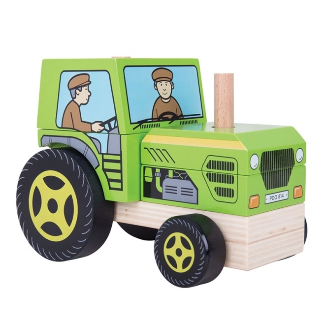 Tractor de asamblat Bigjigs Baby