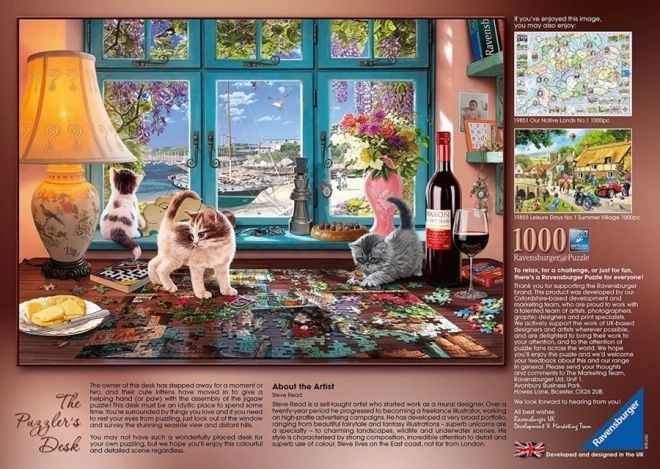 Masa Ravensburger pentru Puzzles 1000 piese