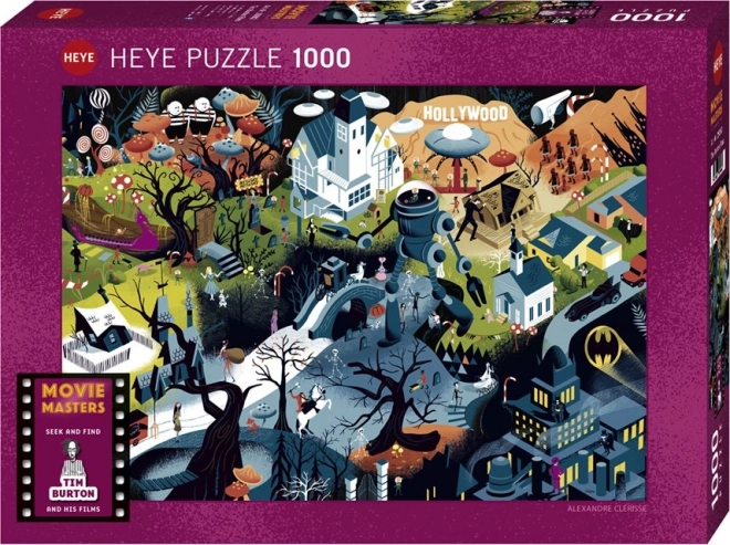 Puzzle Timpul Maestrului de Film - Tim Burton