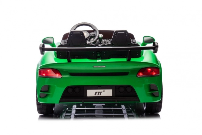 Mașină electrică verde 4x4 pentru copii