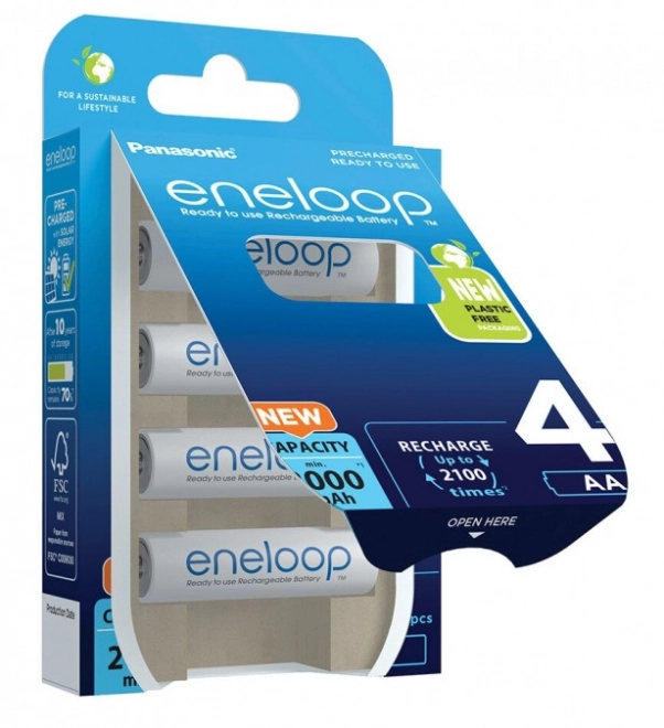 Acumulatori AA Eneloop 2000 mAh pachet 4