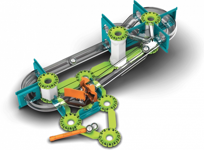Set de construcție Geomag Mechanics Gravity 67 de elemente