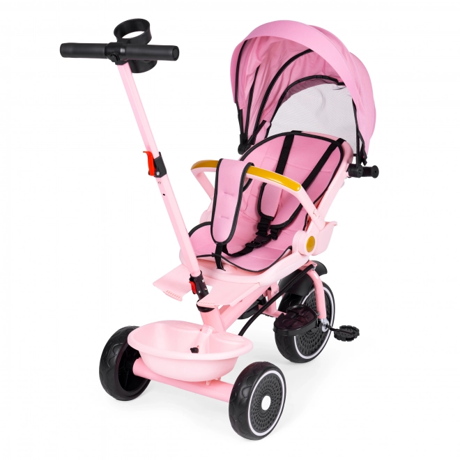 Tricicletă 2-in-1 cu scaun rotativ și copertină pliabilă ECOTOYS