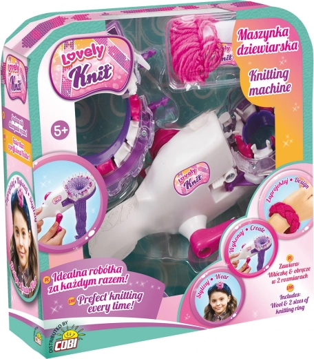 Lovely Knit mașină de tricotat pentru copii COBI