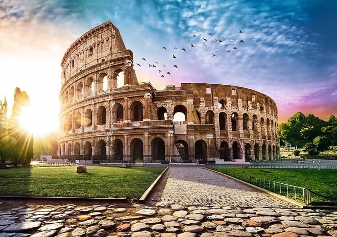 Puzzle 1000 piese Colosseum în lumina soarelui