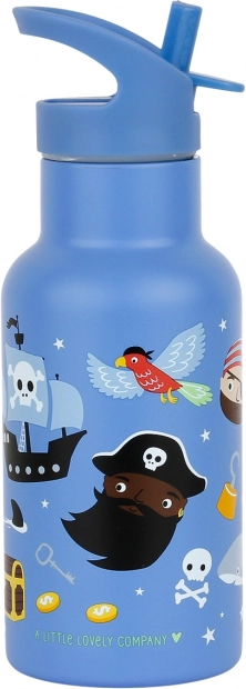 Sticlă inoxidabilă pentru băuturi cu motiv pirat 350 ml