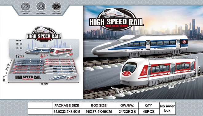 Jucărie tren 17,5 cm