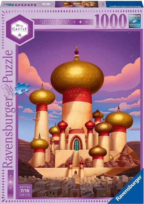 Puzzle RAVENSBURGER Disney prințese - Castelul prințesei Jasmine, 1000 piese