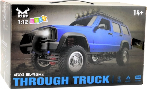 Vehicul teren distractiv RC 4x4 Argintiu 1:12