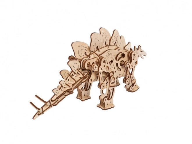 Puzzle mecanic din lemn 3D Ugears Stegosaurus