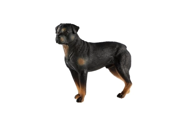 Jucărie câine Rottweiler din plastic