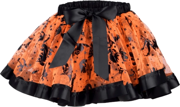 Fustă tutu cu imprimeuri de Halloween