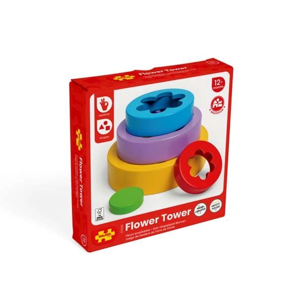 Turn Floare de Stivuire Bigjigs Toys