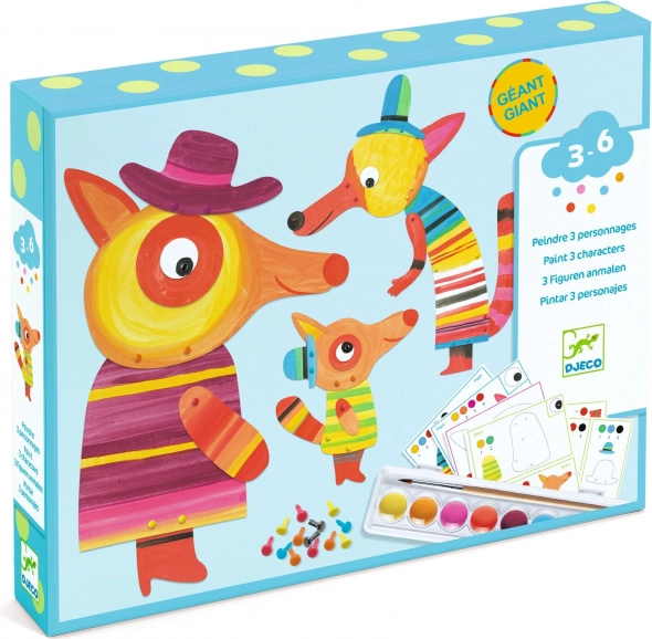 Set creativ Familia de vulpi