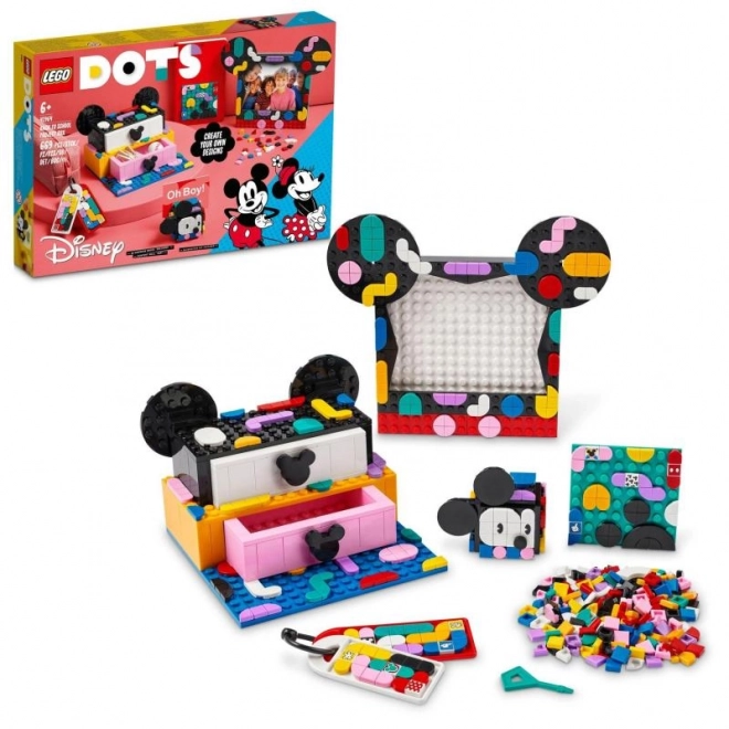 Lego Dots - set școlar Mickey Mouse și Minnie Mouse