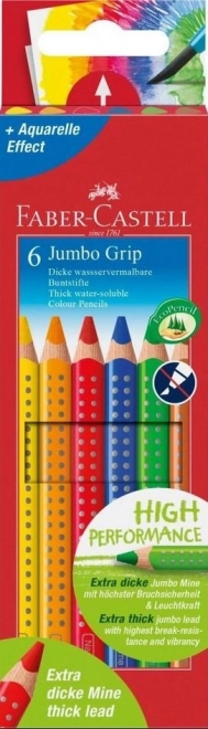 Pasteluri groase GRIP Faber-Castell set 6 bucăți