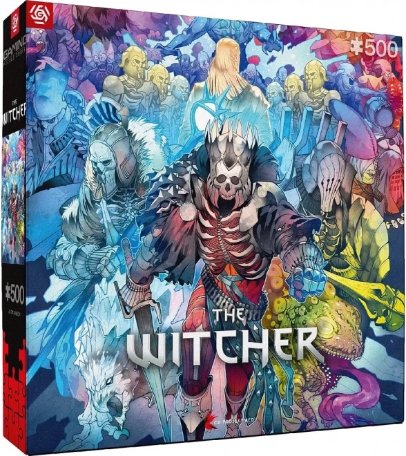 Puzzle The Witcher: Fracțiunea Monștri 500 Piese