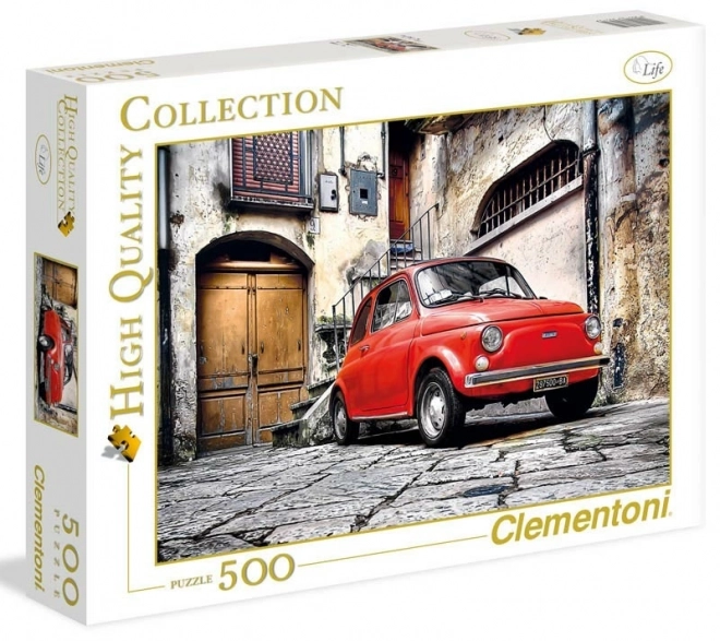 Puzzle 500 piese FIAT 500 Clementoni