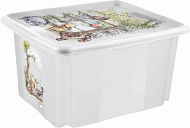 Cutie de depozitare 30 l, Transparent