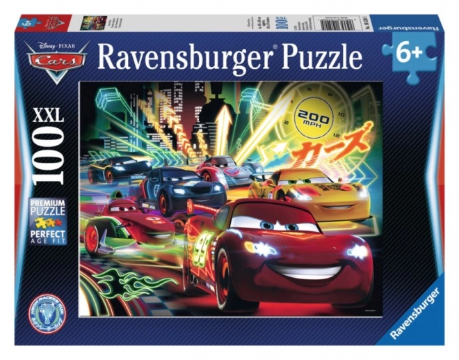 Puzzle XXL 100 piese Auta Luminile Neonului - RAVENSBURGER