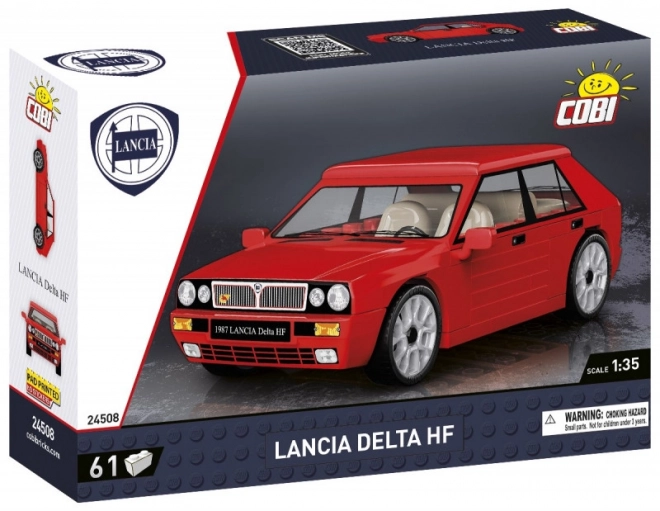 Model Lancia Delta HF 1987 din caramizi