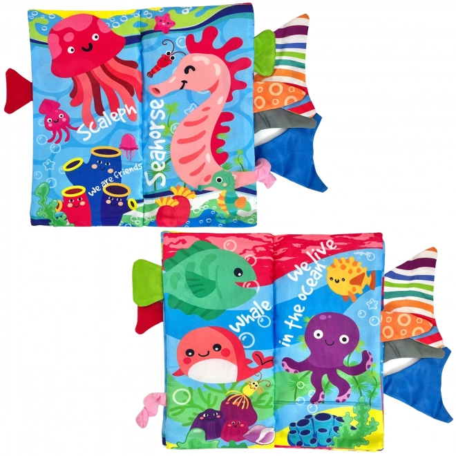 Carte senzorială cu cozi de animale marine Woopie