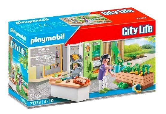 Set figurine City Life Școală Magazin