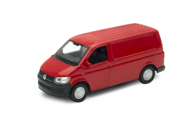 Mașină Welly Volkswagen Transporter T6 Van Argintie 1:34