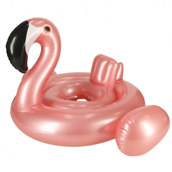 Colac gonflabil pentru copii cu scaun Flamingo