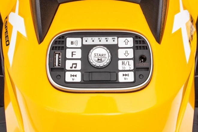 Quad electric galben 24V