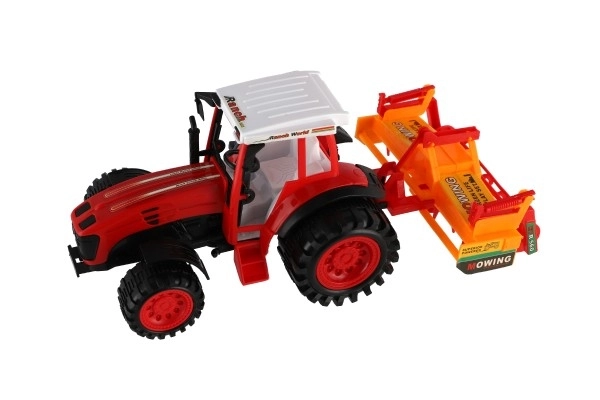 Tractor cu remorcă cu cilindru combinat din plastic