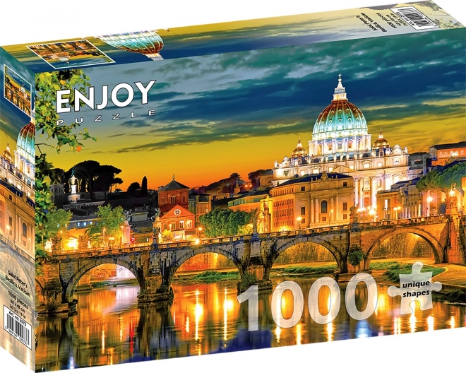 Puzzle Bazilica Sfântul Petru 1000 piese