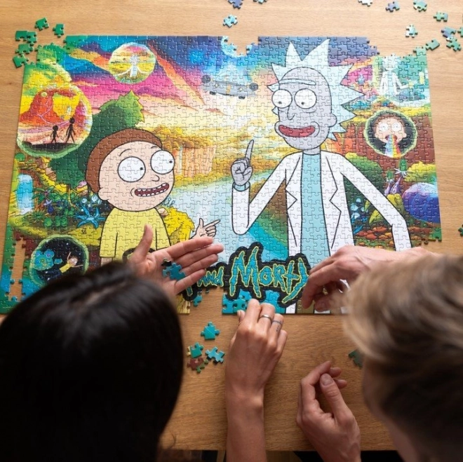 Puzzle Trefl Premium Plus: Rick and Morty 1000 piese