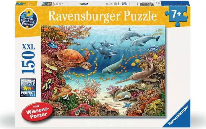 Puzzle Ravensburger viața submarină XXL 150 piese