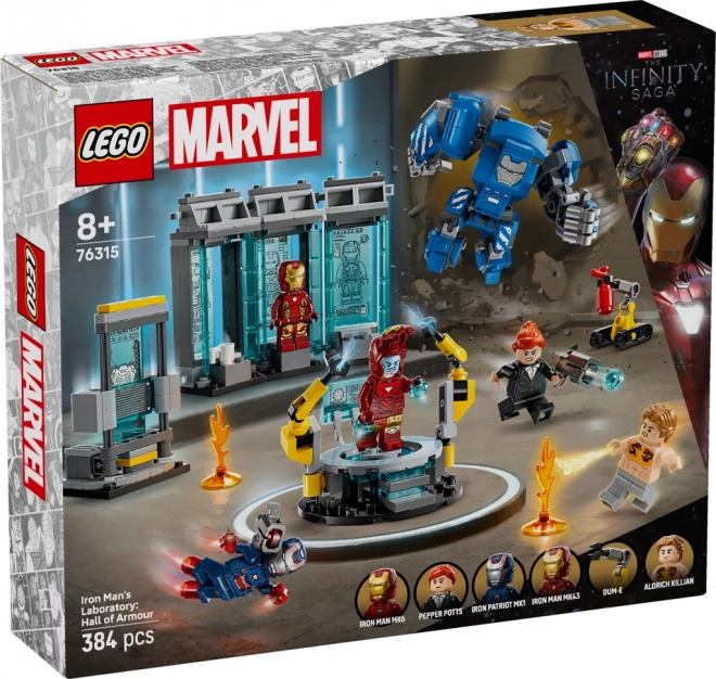 LEGO Marvel Iron Man și laboratorul său