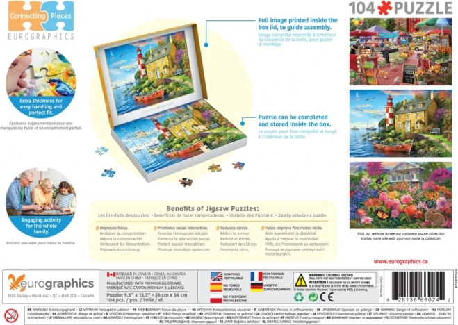 Puzzle Căsuța de la far 104 piese
