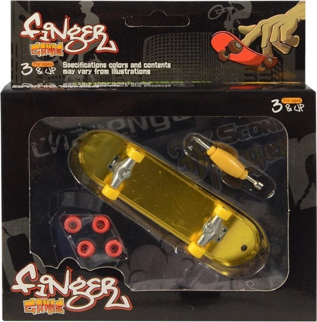 Skateboard de deget Metalic 9 cm