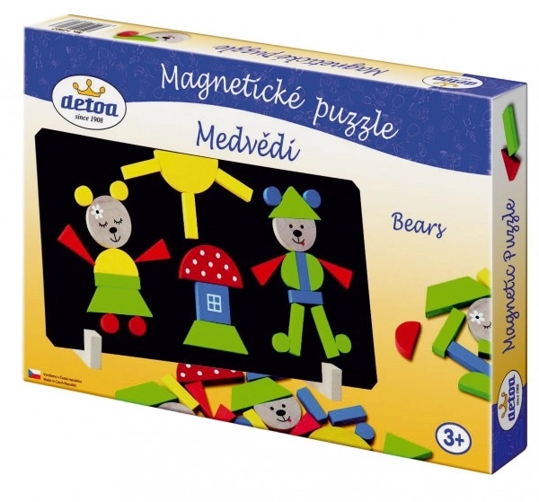 Puzzle magnetice cu ursuleți