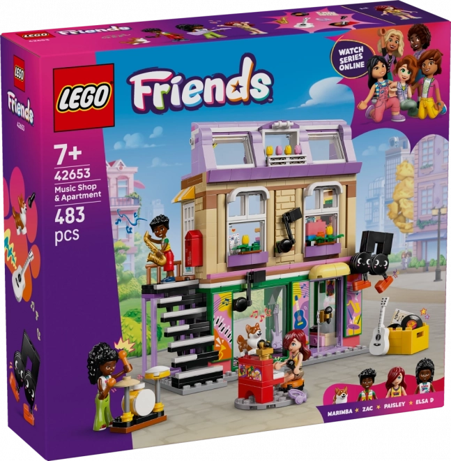 LEGO Friends magazin de muzică și apartament